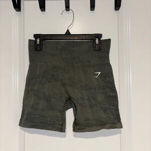 Gymshark Olive Green Adapt CamoShorts